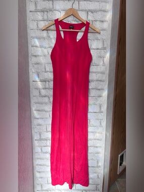 ONLY Hot Pink Racerback Maxi Dress